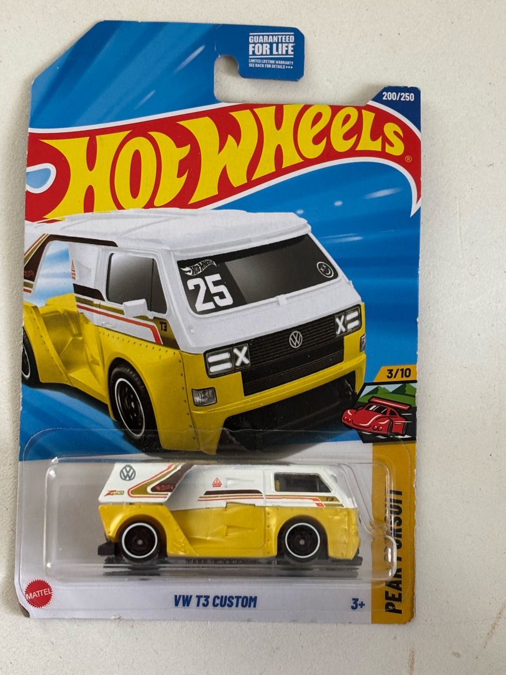 Yellow & White Volkswagen Toy Van - Kids Toys